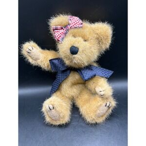 Boyds Collection LTD Plush Bear w/ Bow & Ribbon, Cute Stuffed‎ Animal Toy